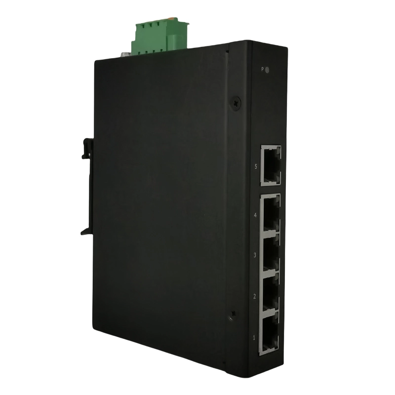 F6-5800-5P DIN-RAIL工业非托管5 1g Base-Tx Poe交换机
