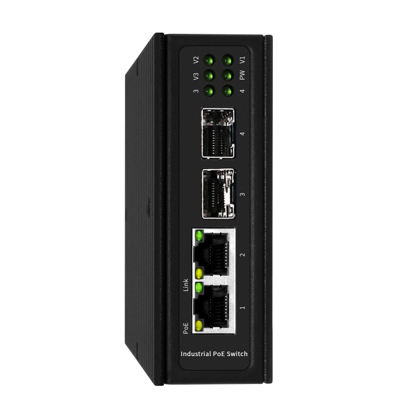 F6-5800-2GTP2YS非托管2台2.5g Opt和2台1g Base-Tx Poe工业交换机